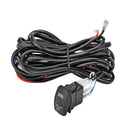 10FT LED Light Bar Wiring Harness Kit ON/OFF Rocker Switch Relay Fuse - WeiSen - 70203020