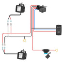 10ft Rear Lights Wiring Harness Kit 12V Fuse Relay ON/OFF Rocker Switch - WeiSen - WI005 - B