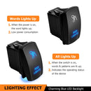 10FT Universal Off Road Rock Light Wiring Harness Kit for UTV ATV SUV Polaris RZR Maverick X3 Talon KRX YXZ - WeiSen - 80206022