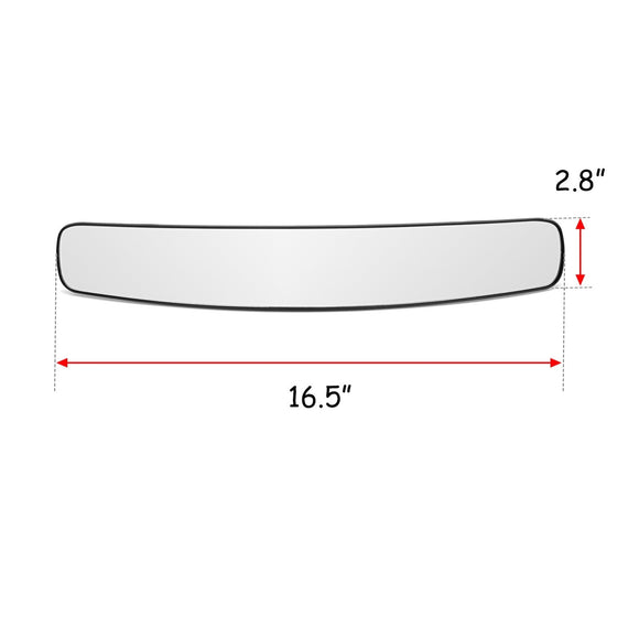 16.5" Panoramic Wide Rear Center Mirror for Golf Cart Ezgo Club Car Yamaha Star Zone Carts - WeiSen - 60201002