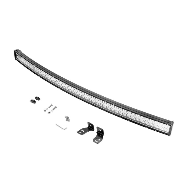 1966 - 1996 Ford Bronco F - 150 Roof 50" Curved LED Light Bar Brackets Mount Wire Kit - WeiSen - 70101024+LED010+WI001 - A