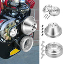 1969+ Small Block Ford 302 351w 351C 351W 351M Alternator+Crankshaft+Water Pump V - Belt Pulley Kit - WeiSen - ZT203 - A+ZT204 - A+ZT205