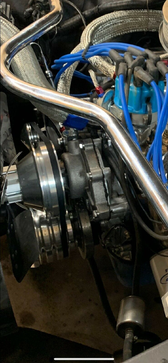 1969 - UP Small Block Ford 302 351w 351C 351W 351M Alternator+Crankshaft+2V Water Pump V - Belt Pulley Kit - WeiSen - ZT203 - B+ZT204 - B+ZT205