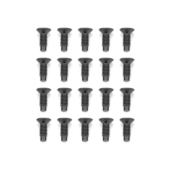 1976 - 2006 Jeep Wrangler CJ YJ TJ | 20x Black Zinc Plating Torx Screws Bolts | Fits Doors/Windshield/Roll Bar/Tailgate - WeiSen - 72001002