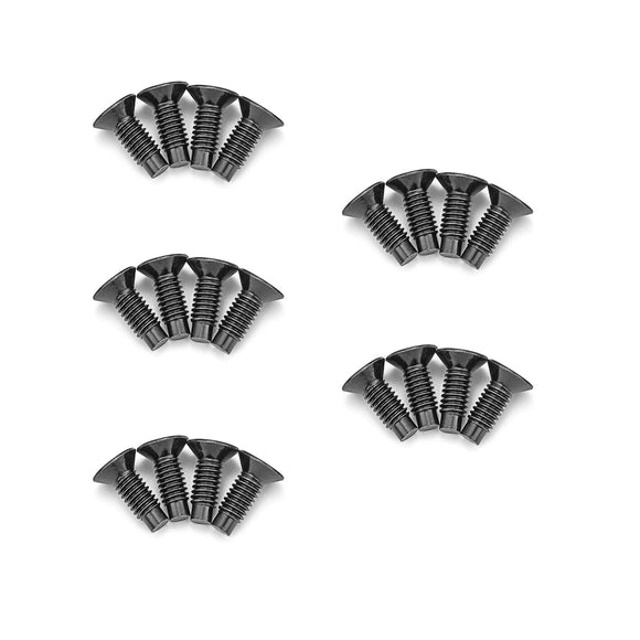 1976 - 2006 Jeep Wrangler CJ YJ TJ | 20x Black Zinc Plating Torx Screws Bolts | Fits Doors/Windshield/Roll Bar/Tailgate - WeiSen - 72001002