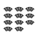 1976 - 2006 Jeep Wrangler CJ YJ TJ | 44x Black Zinc Plating Torx Screws Bolts | Fits Doors/Windshield/Tailgate - WeiSen - 72001003