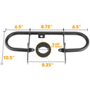 1987 - 2004 Yamaha Warrior 350 ATV Bolt - on Rear Back Wide Grab Bar Bumper - WeiSen - 80306008