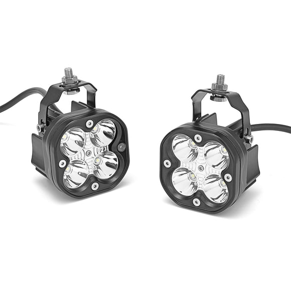 1989 - 1994 Toyota 4Runner/Pickup/Hilux Hood Ditch Light Pod Mount Bracket Kit - WeiSen - ZT172+70201006+WI001