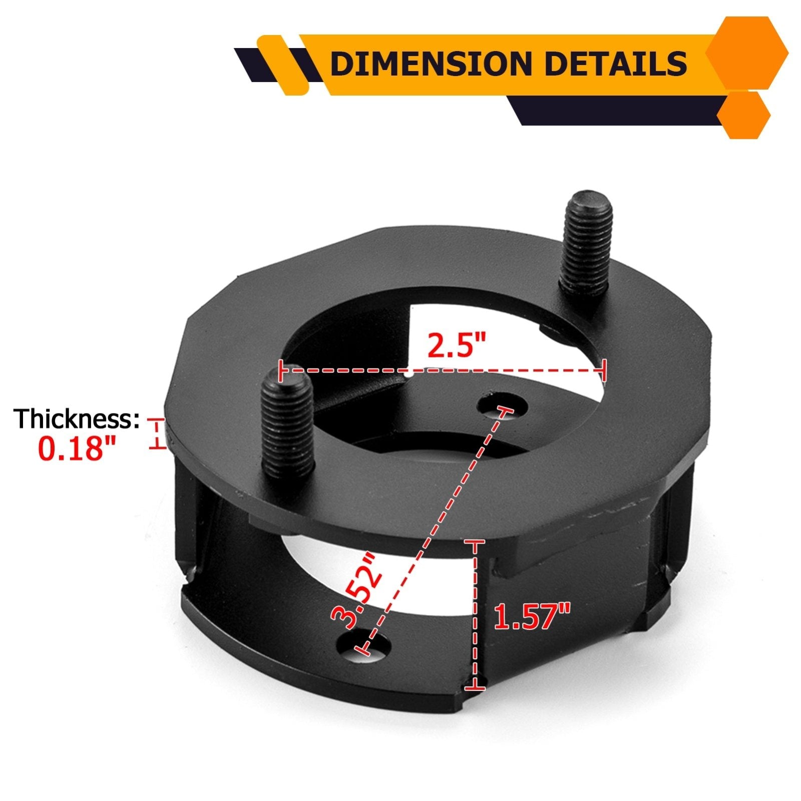 1992-2021 Kawasaki Mule 2500 3000 4000 Series Heavy Duty Steel Front 2" Lift Kit - Weisen