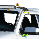 1993 - 2011 Ford Ranger Upper Roof 50" Curved LED Light Bar Mount Brackets Wire - WeiSen - ZT096 - L10 - W1 - A