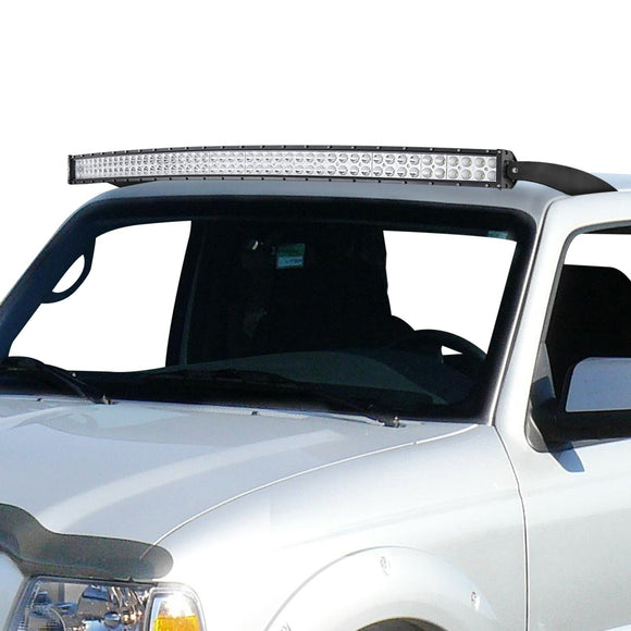 1993 - 2011 Ford Ranger Upper Roof 50" Curved LED Light Bar Mount Brackets Wire - WeiSen - ZT096 - L10 - W1 - A