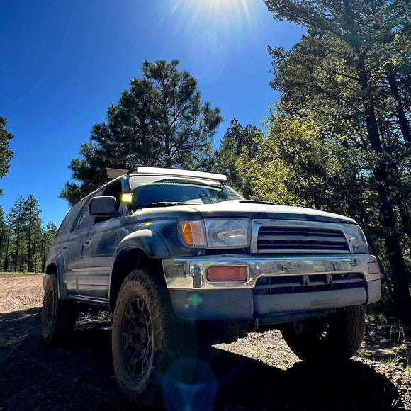 1995 - 2004 Toyota Tacoma 4Runner 42" Curved LED Light Bar Roof Mount Bracket Wire Kit - WeiSen - ZT109 - A+LED009+WI001 - A