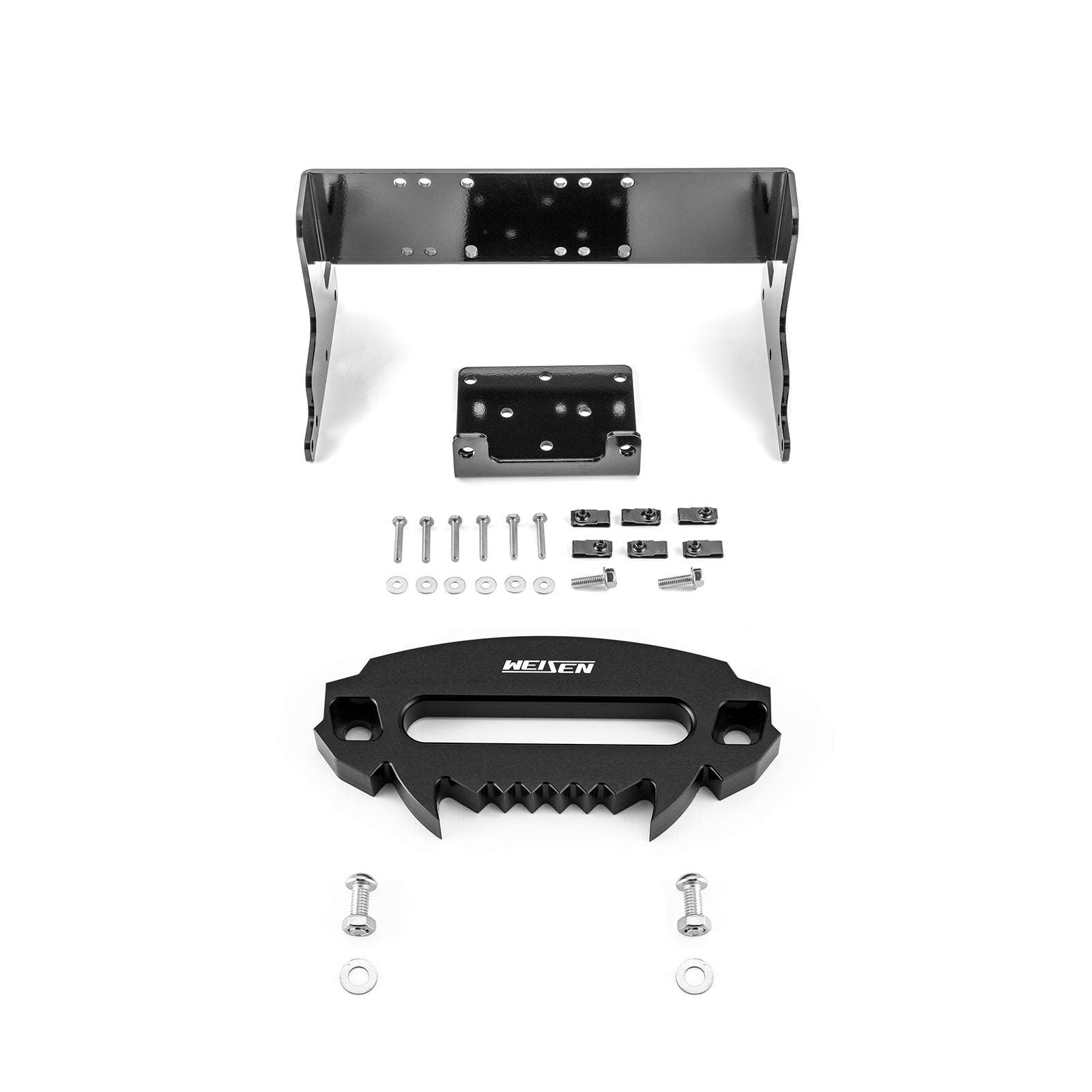 1995-2010 Polaris Sportsman 300-500 UTV Steel Winch Mounting Plate Bracket - Weisen