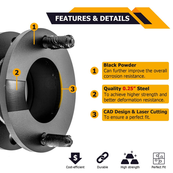 1997 - 2001 Honda 1st Gen CR - V 4WD 4x4 2WD 4x2 Heavy Duty Steel Front & Rear 3" Full Leveling Lift Kit - WeiSen - 70401040