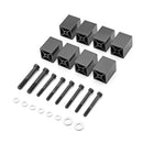 1997 - 2006 Jeep Wrangler TJ Bolt - On CNC Aluminum 2" Seat Riser Kit - WeiSen - 70305004