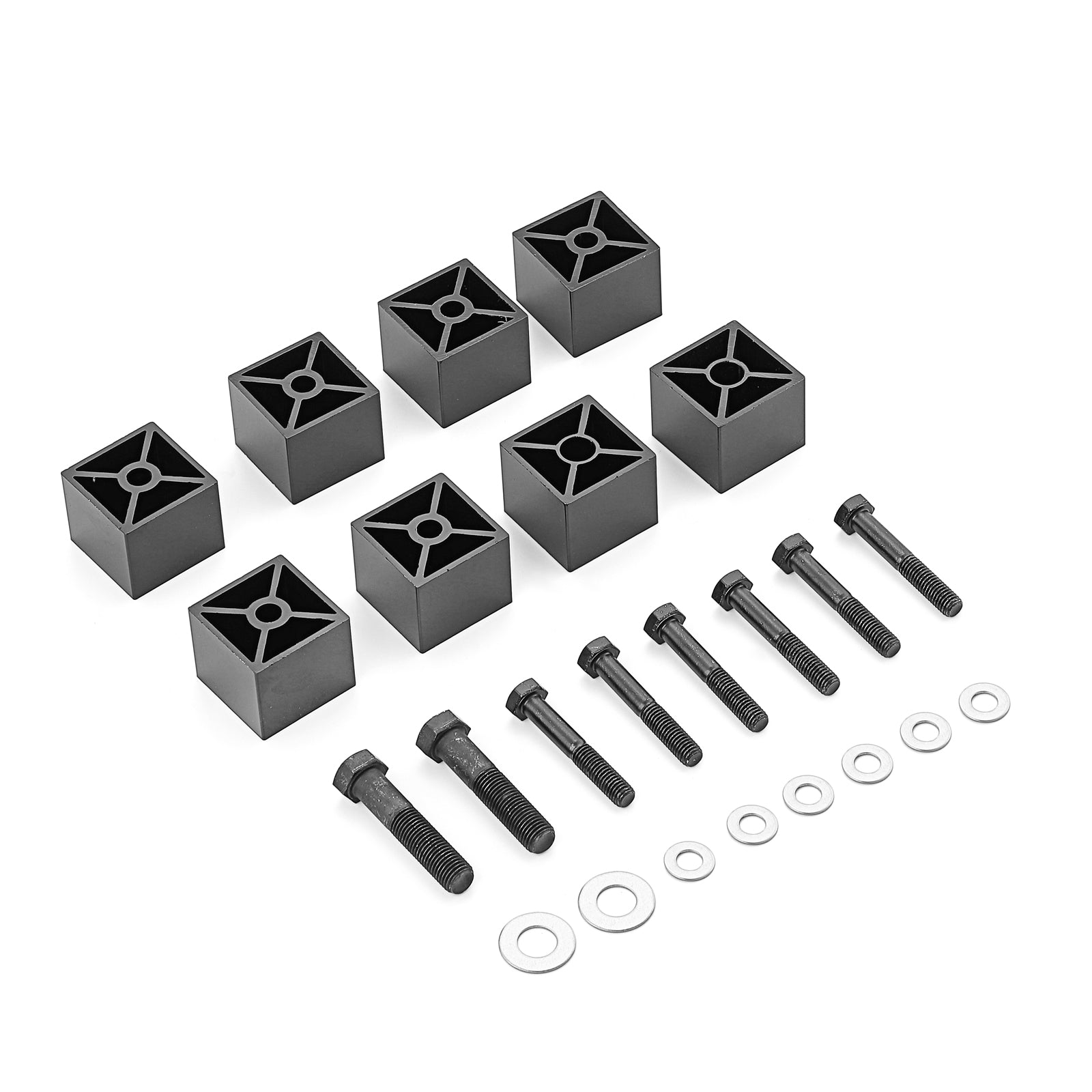 1997-2006 Jeep Wrangler TJ CNC Machined Front 1.25" Seat Riser Kit Spacer Blocks - Weisen