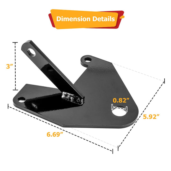 1997 - 2018 Honda TRX250 Recon Steel Rear Trailer Hitch Receiver Ball Mount 3/4" - WeiSen - 80120014