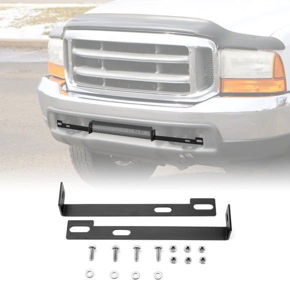 1999 - 2007 Ford 1st Gen F - 250 F - 350 F - 450 Super Duty Lower Grill 22" Straight Light Bar Mount Bracket - WeiSen - 70103010