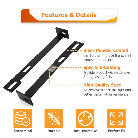 1999 - 2007 Ford 1st Gen F - 250 F - 350 F - 450 Super Duty Lower Grill 22" Straight Light Bar Mount Bracket - WeiSen - 70103010