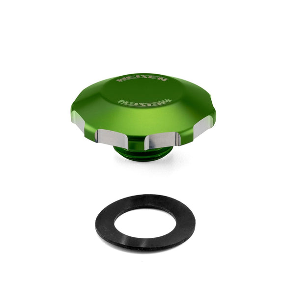 1999 - 2010 Ford F250/F350 Powerstroke 7.3/6.0/6.4 6061 Aluminum Green Sealed Oil Fill Cap - WeiSen - 70502003