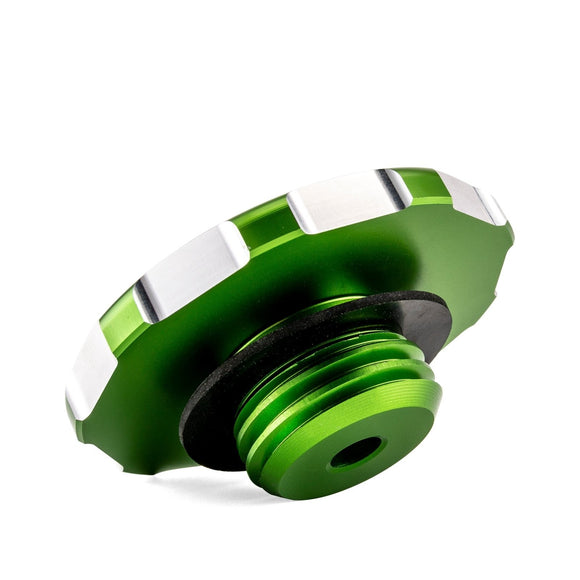 1999 - 2010 Ford F250/F350 Powerstroke 7.3/6.0/6.4 6061 Aluminum Green Sealed Oil Fill Cap - WeiSen - 70502003