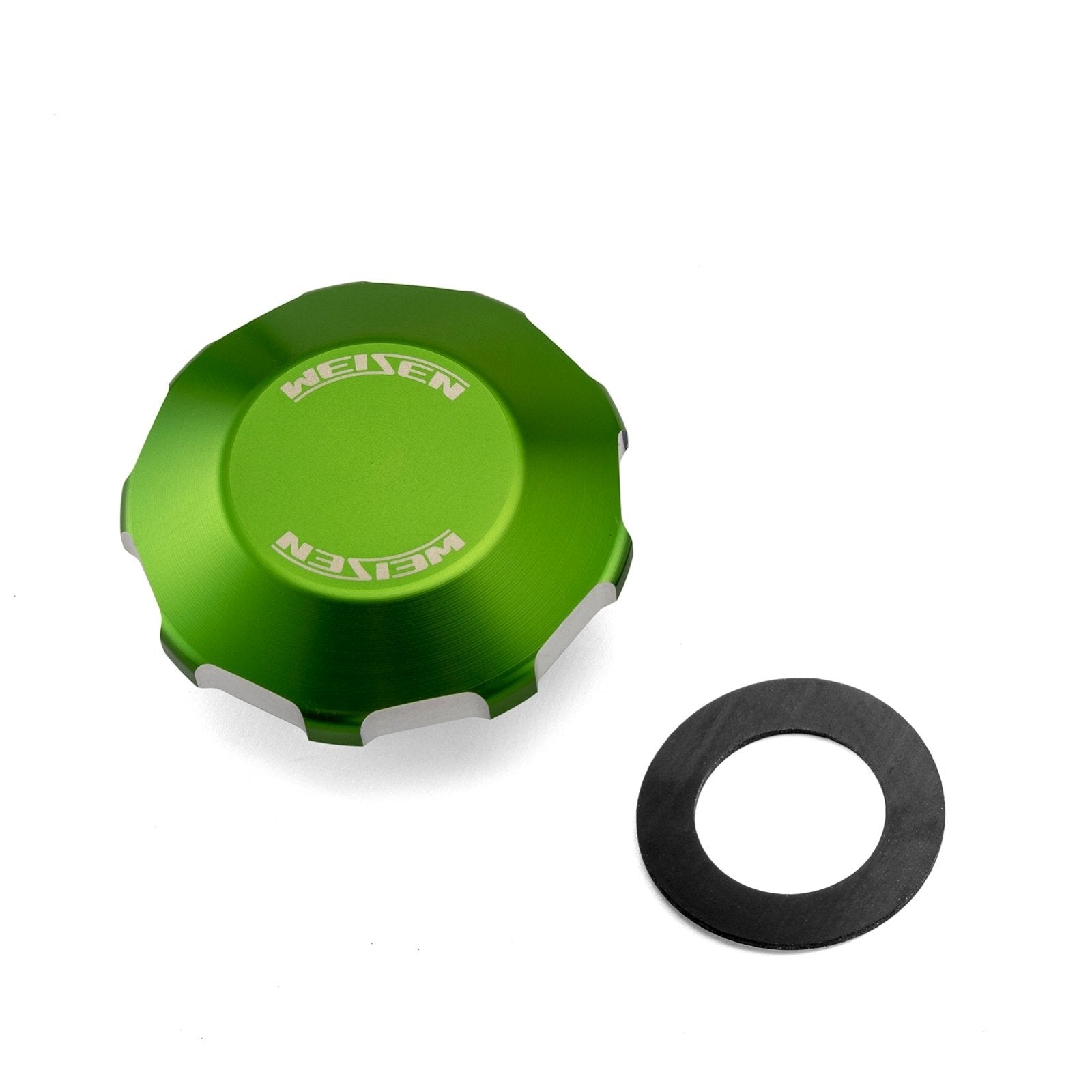 1999-2010 Ford F250/F350 Powerstroke 7.3/6.0/6.4 6061 Aluminum Green Sealed Oil Fill Cap - Weisen