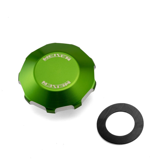 1999 - 2010 Ford F250/F350 Powerstroke 7.3/6.0/6.4 6061 Aluminum Green Sealed Oil Fill Cap - WeiSen - 70502003