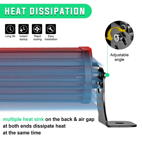 1999 - 2010 Jeep Grand Cherokee 52" Curved LED Light Bar Upper Roof Bracket Wire - WeiSen - 70101023+LED013+WI001-A