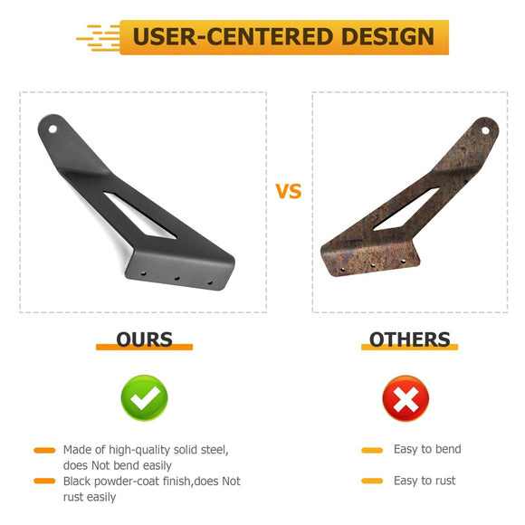 1999 - 2016 Ford Super Duty F250 F350 F450 Excursion Roof 54" LED Light Bar Mount Bracket - WeiSen - 70101034