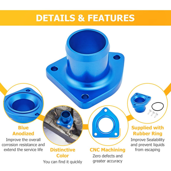 1999.5 - 2003 Ford Powerstroke 7.3L Thermostat Housing With Leak - Proof Seal - WeiSen - 70520004