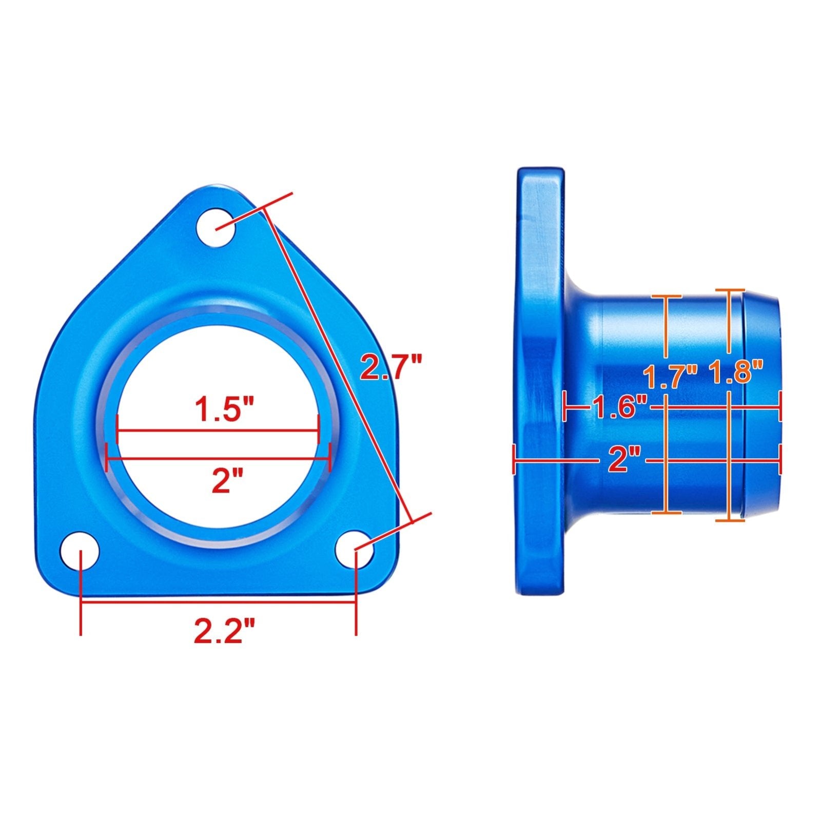 1999.5-2003 Ford Powerstroke 7.3L Thermostat Housing With Leak-Proof Seal - Weisen