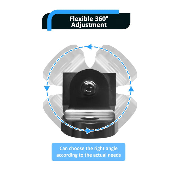 1x Aluminum Whip Light Mounting Bracket for Polaris General Ranger Can - Am Defender Commander Maverick Sport Trail - WeiSen - 80109004