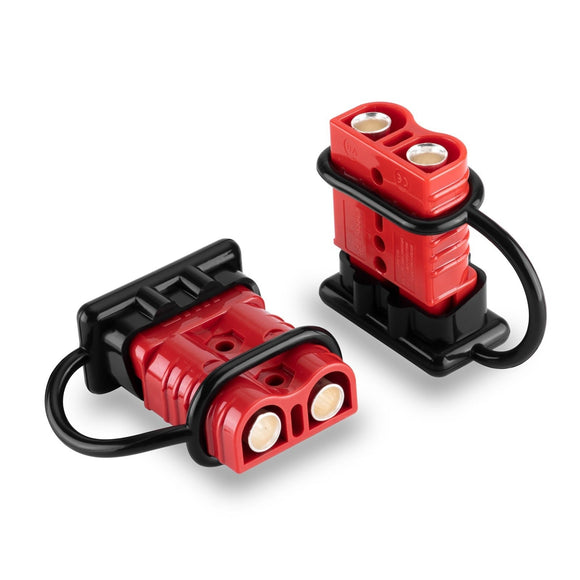 2 - 4 Gauge Battery Quick Connect Winch Trailer Disconnect Wire Plug Recovery Kit - WeiSen - 80310018*2