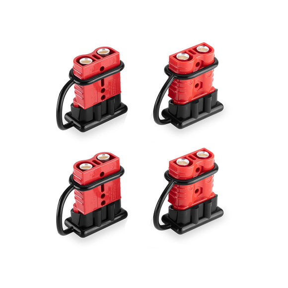 2 - 4 Gauge Battery Quick Connect Winch Trailer Disconnect Wire Plug Recovery Kit - WeiSen - 80310018*2