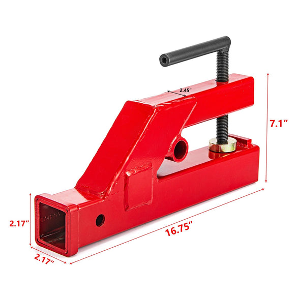 2" Clamp On Bucket Trailer Hitch Receiver Fit Deere Bobcat Tractor - WeiSen - ZT166