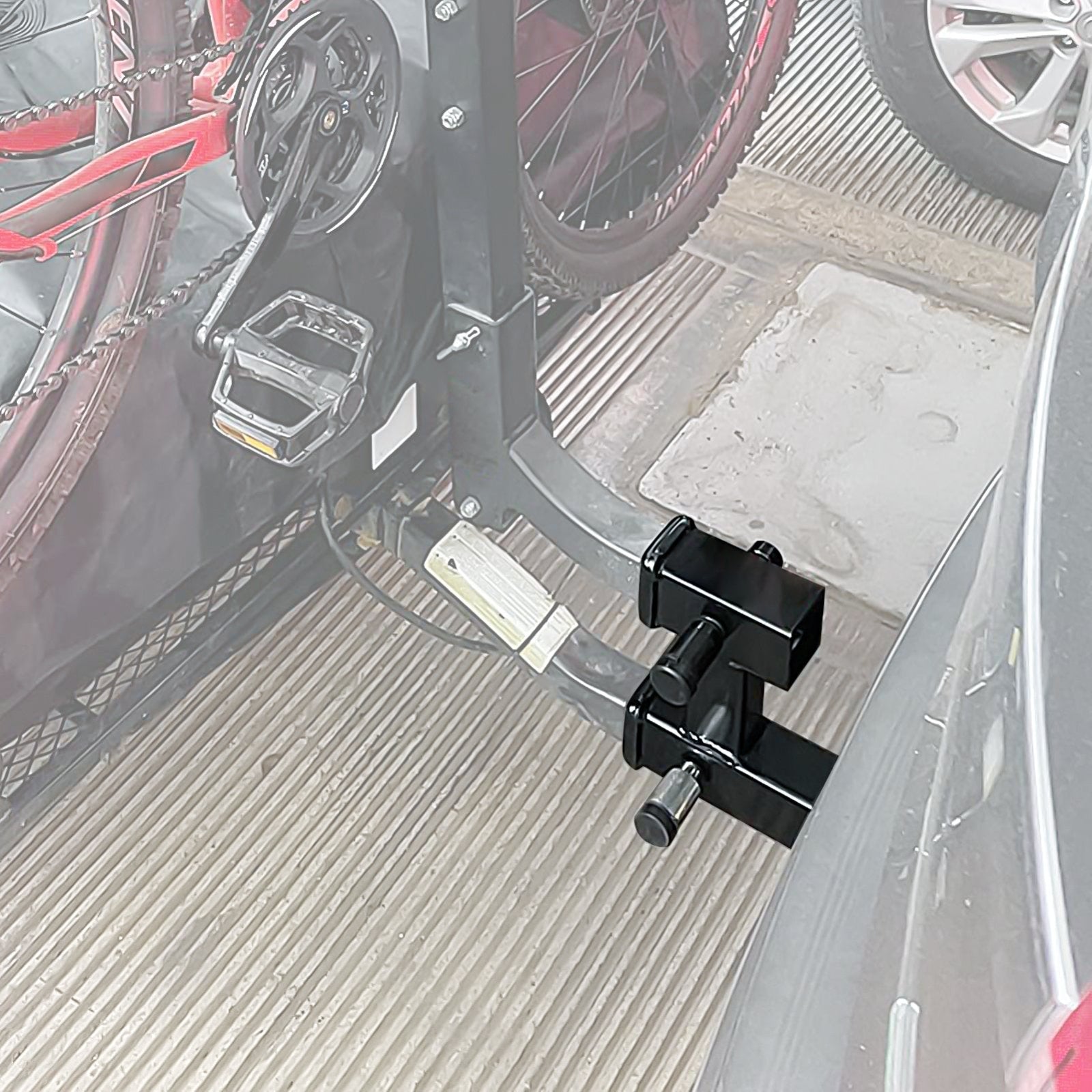 2" Rear Dual Receiver Trailer Towing Hitch Extension Fit All 2" Square Receivers Hitch Tube - Weisen