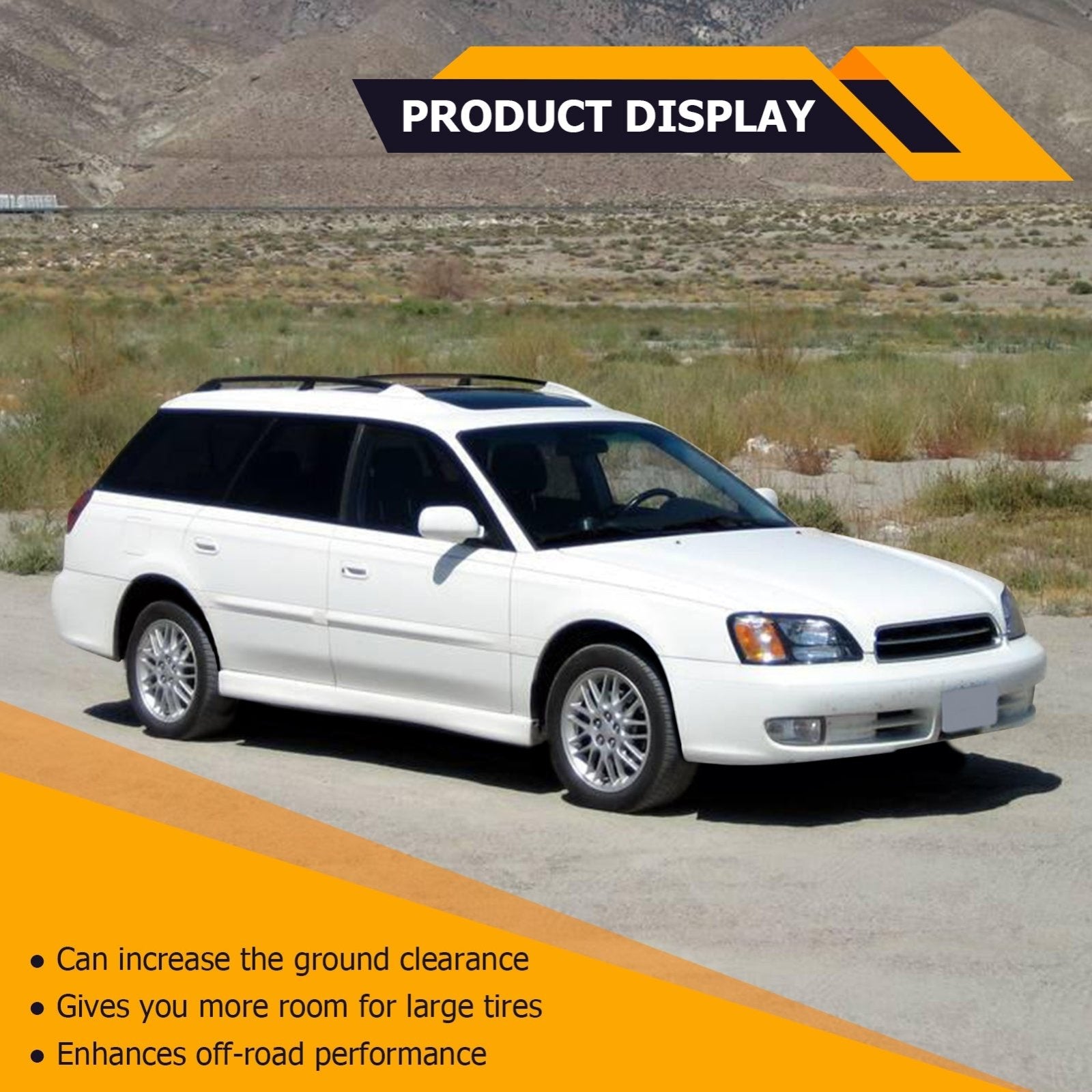 2000-2004 Subaru Legacy / Outback & 2003-2006 Baja Billet 6061 Aluminum 3" Suspension Leveling Lift Kit - Weisen
