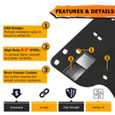 2000 - 2007 HONDA RANCHER 350/400 ATV Heavy Duty Steel Winch Mounting Bracket - WeiSen - 80106033