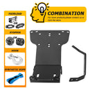 2000 - 2007 HONDA RANCHER 350/400 ATV Heavy Duty Steel Winch Mounting Bracket - WeiSen - 80106033
