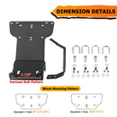 2000 - 2007 HONDA RANCHER 350/400 ATV Heavy Duty Steel Winch Mounting Bracket - WeiSen - 80106033