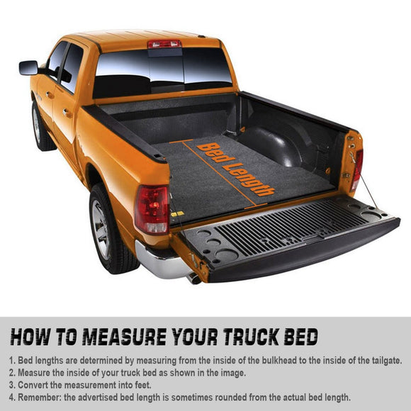 2002 - 2018 Dodge RAM 1500/2500/3500 8ft No drill Truck Bed Rack Base Hardware Kit - WeiSen - 70120004