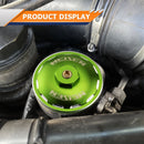 2003 - 2007 Ford Powerstroke 6.0L F250/F350 Super Duty 6061 Aluminum Green Sealed Fuel Filter Cap - WeiSen - 70504003