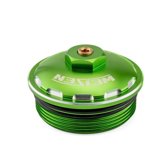 2003 - 2007 Ford Powerstroke 6.0L F250/F350 Super Duty 6061 Aluminum Green Sealed Fuel Filter Cap - WeiSen - 70504003