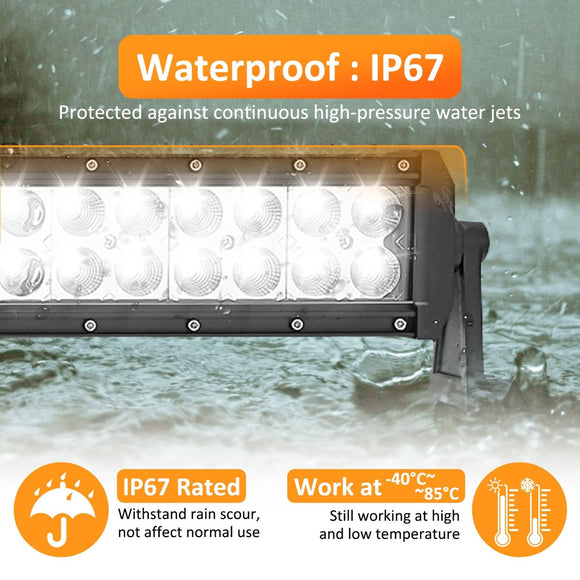 2003 - 2009 Toyota 4Runner 4th Gen Front Bumper Lower Grill Hidden 32" LED Light Bar Kit - WeiSen - 70102052+70202003+70203004