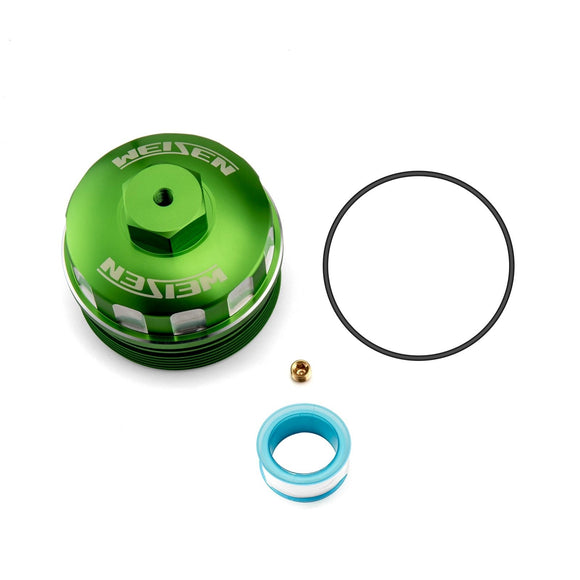 2003 - 2010 Ford Powerstroke 6.0L/6.4L 6061 Aluminum Oil Filter Cap #Part Number: EC781 (3C3Z6766CA) - WeiSen - 70503002