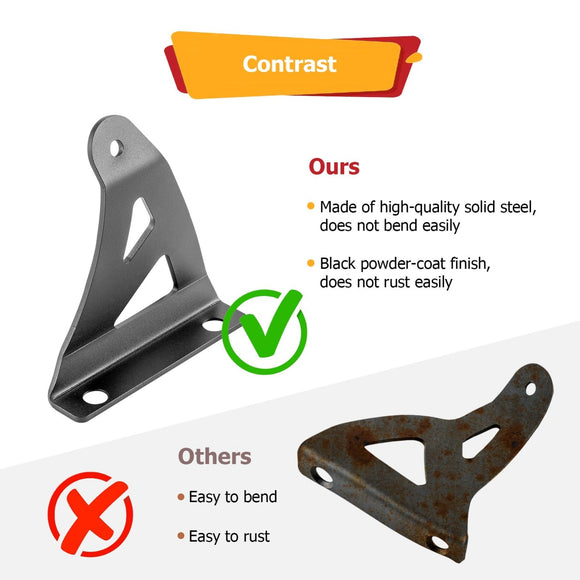 2003 - 2024 Toyota 4Runner Roof LED Light Bar Mount Bracket for 52" Curved Light Bar - WeiSen - 70101043