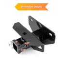 2003 - 2023 Dodge Ram 1500 2500 3500 Classic No Drill Rear Towing Hitch 2" Receiver - WeiSen - 70108006