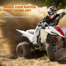 2004 - 2013 Yamaha Raptor 350 ATV Black Rear Wide Grab Bar Bracket Bumper Carrier - WeiSen - 80306007