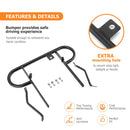 2004 - 2013 Yamaha Raptor 350 ATV Black Rear Wide Grab Bar Bracket Bumper Carrier - WeiSen - 80306007