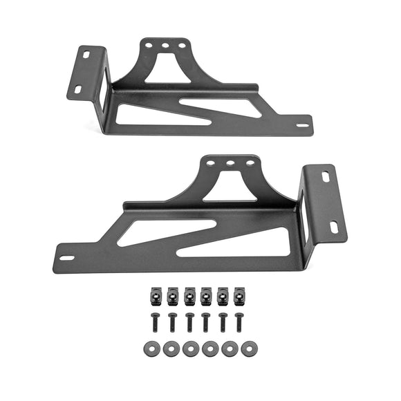 2005 - 2007 Ford Superduty F250 F350 Lower Bumper 20" Light Bar Mount Brackets - WeiSen - ZT277